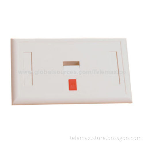 1-port 120 Style Faceplate